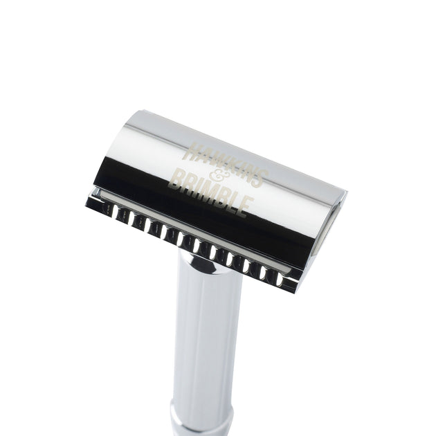 Traditional Metal Safety Razor Hawkins & Brimble COM