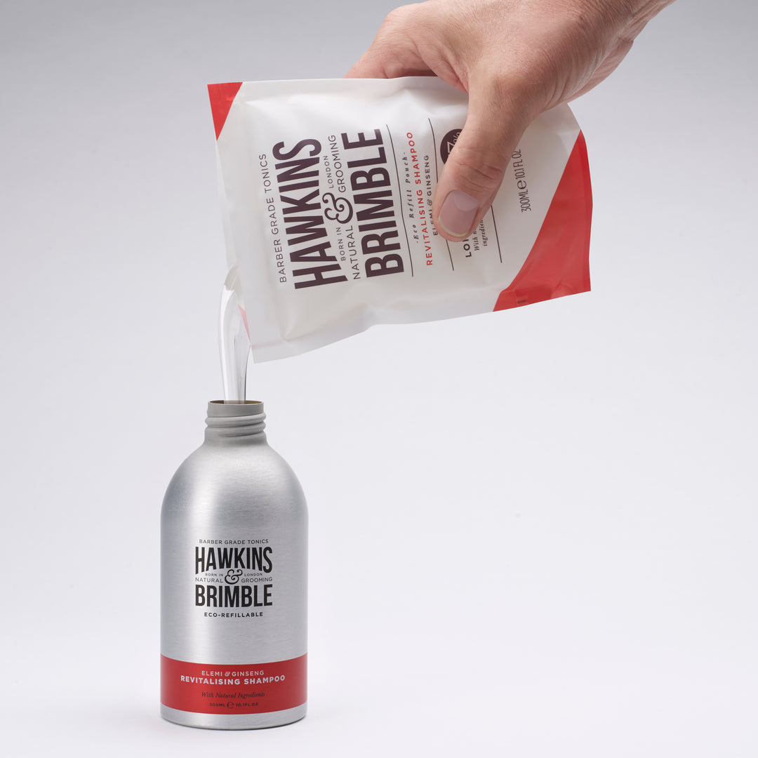 Hawkins And Brimble Revitalising Shampoo Pouch 300ml - View #10