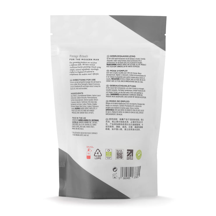 Beard Shampoo Refill Pouch 10.1 fl oz