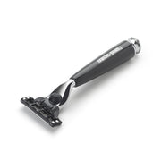 Black Handle Razor Featuring Gillette Mach3 Blade